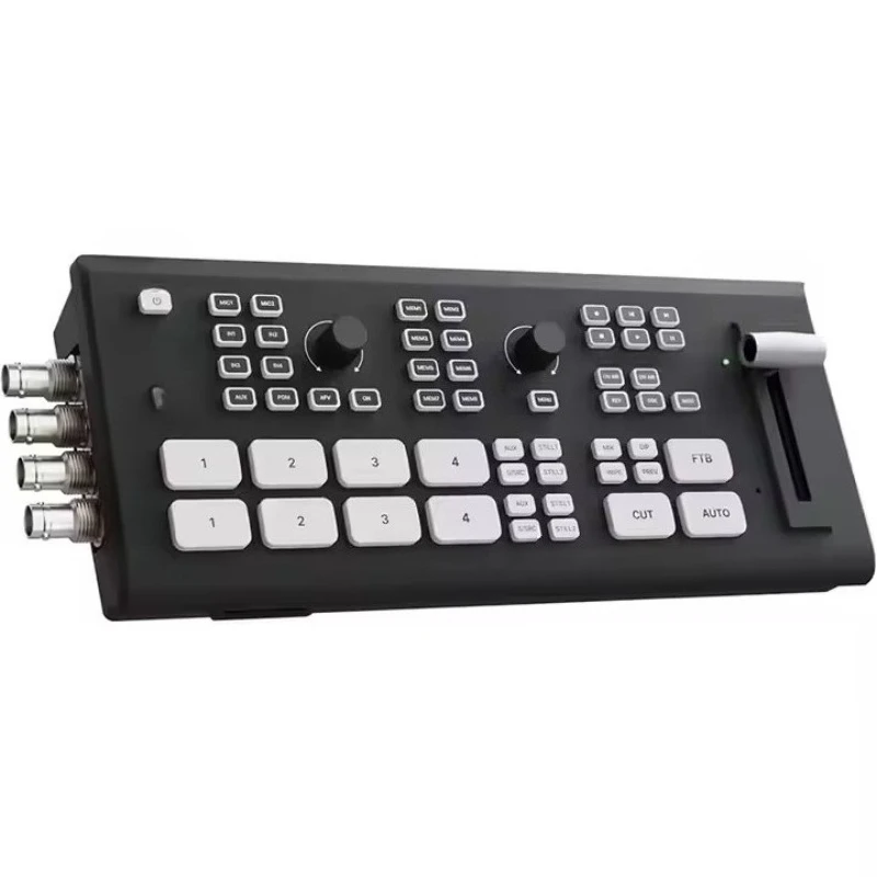 

Video switcher mixer with SDI card and USB recording for streaming media