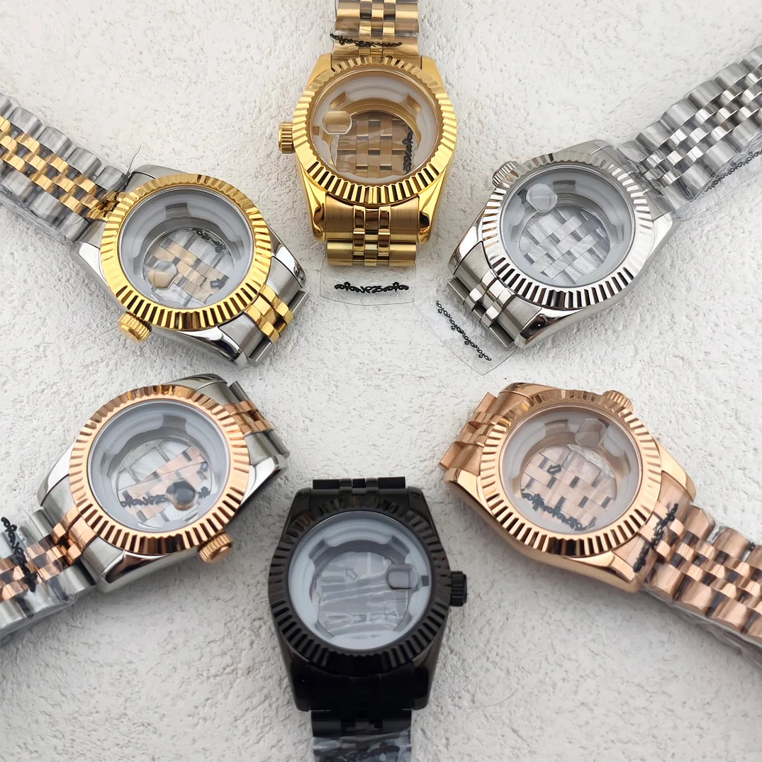 

Корпус для часов 31 мм NH05 из нержавеющей стали с сапфировым стеклом, водонепроницаемый, для женских часов, совместим с механизмами NH05 NH06, подходит для циферблата 24,5 мм