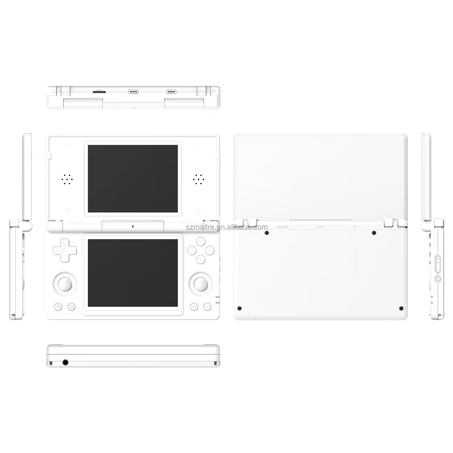 S Classic  RG DS Handheld Game Consola 4'' Touch Screen Video Game Console Dual Flip 4000mAh Arcade Android Game Machine