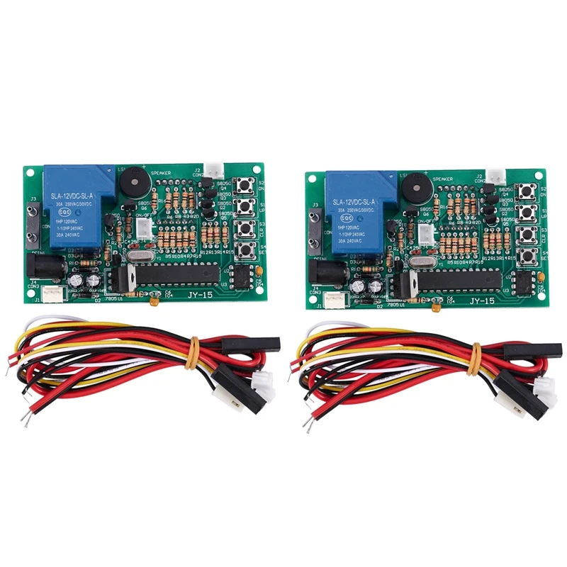 

2X Jy-15A Timer Board Timer Controller For Coin Opearted Water Pump Washing Machines Massage Chairs Chargers