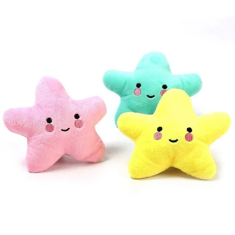 Pet Dog Plush Toys Playing Fun Sounding Pentagram Puppy Toys Pet Products игрушки для собак