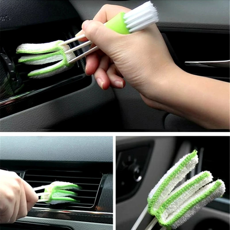 Car Air Conditioning Outlet Cleaning Brush for Ford focus 2 3 mk2 mk3 party mondeo mk4 ranger mustang fusion fiesta mk7 s max