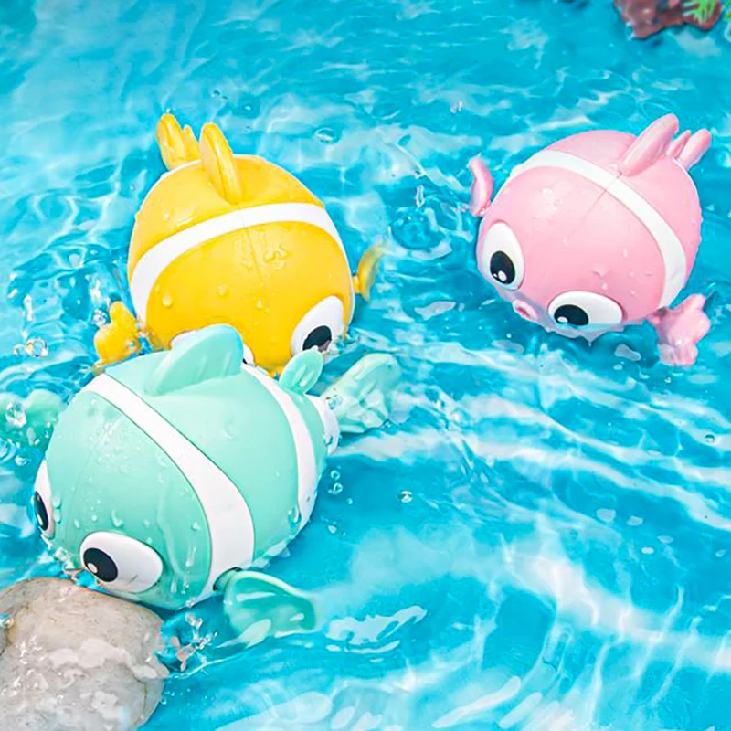 Baby Bath Toys Swing Clownfish Sprinkler Bathtub Spray Water Bath Toy Pool Bathroom Baby Toy for Toddlers Infant Kids Boys Girls