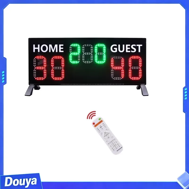 YIZHI High Quality Electronic Desktop 7 Digits LED Display Digital Tennis Scoreboard for Basketball Volleyball Badminton - view 6