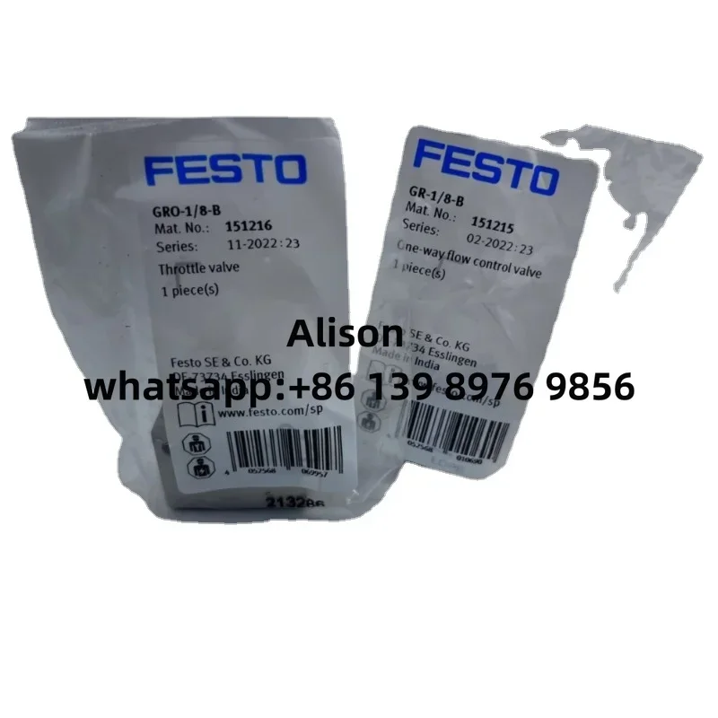 

FESTO 151216 GRO-1/8-B 151215 GR-1/8-B