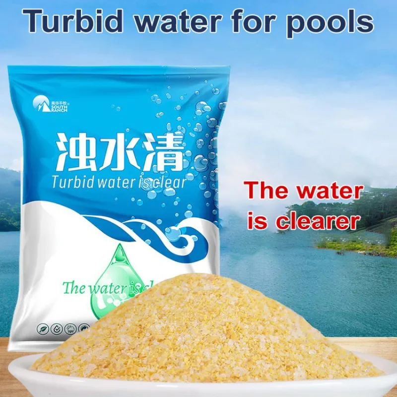 Turbid Water and Clear Fish Pond Purification Water Quality Clarifying Agent Muddy Water and Mixed  Quality Clarifying