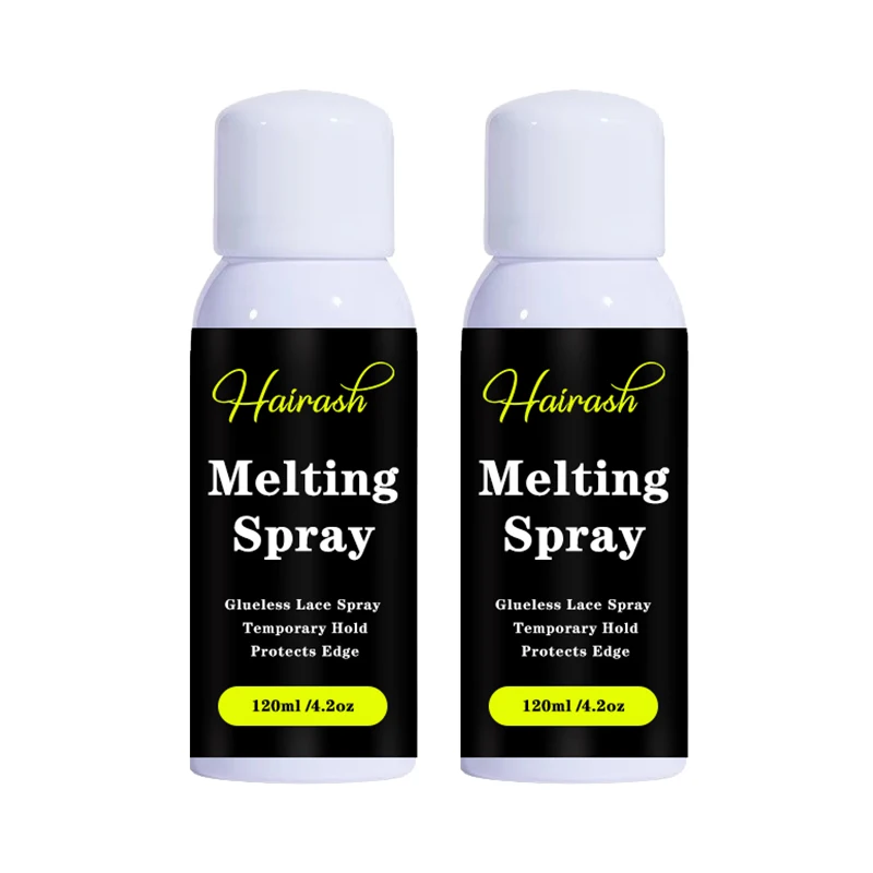 Lace Melting Spray Waterproof Customized Labels Strong Hold Hair Glue For Lace Front Wigs