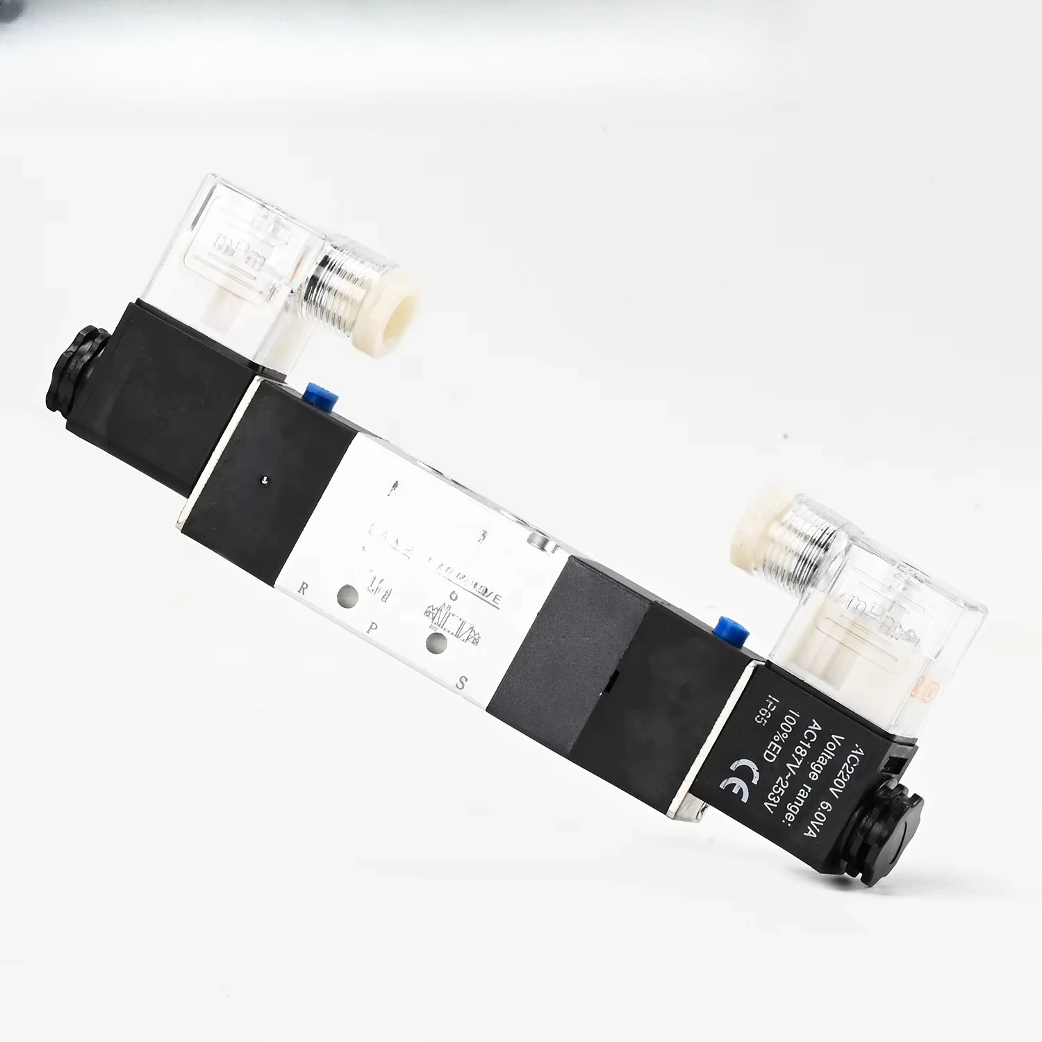 

4V230C-08 Pneumatic double-control solenoid valve 3-position 5-way pneumatic electric control valve solenoid directional valve
