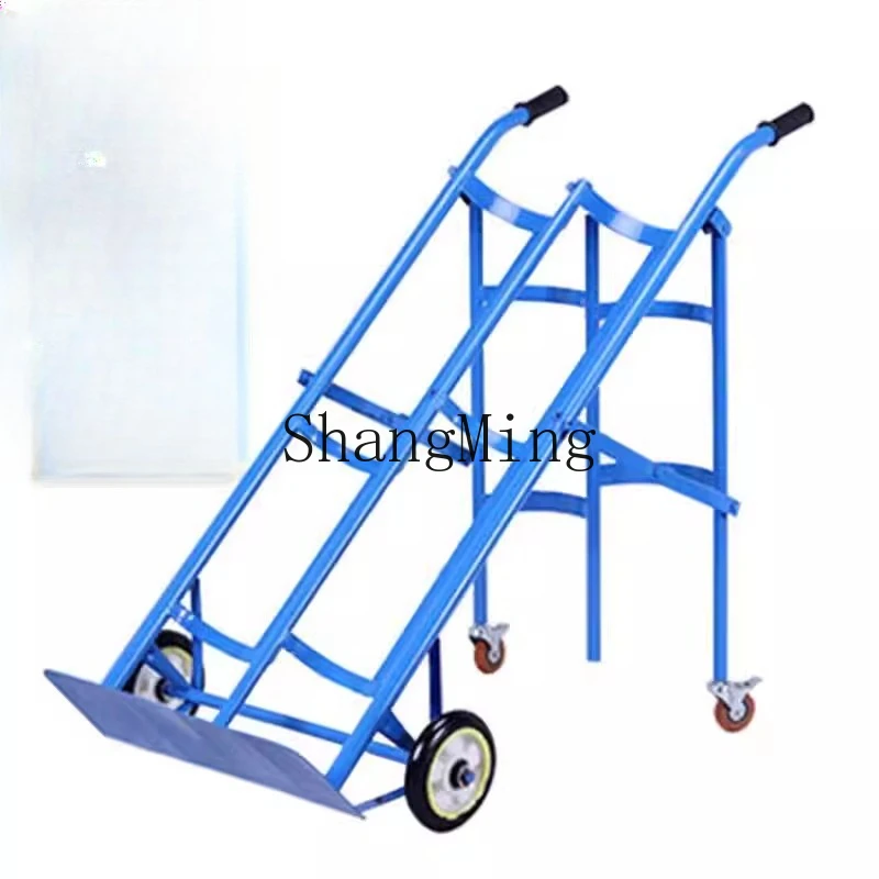 CL รถเข็นถังแก๊สหนารถบรรทุกมือ 40L กระบอกเดียวไม่มีขายึด