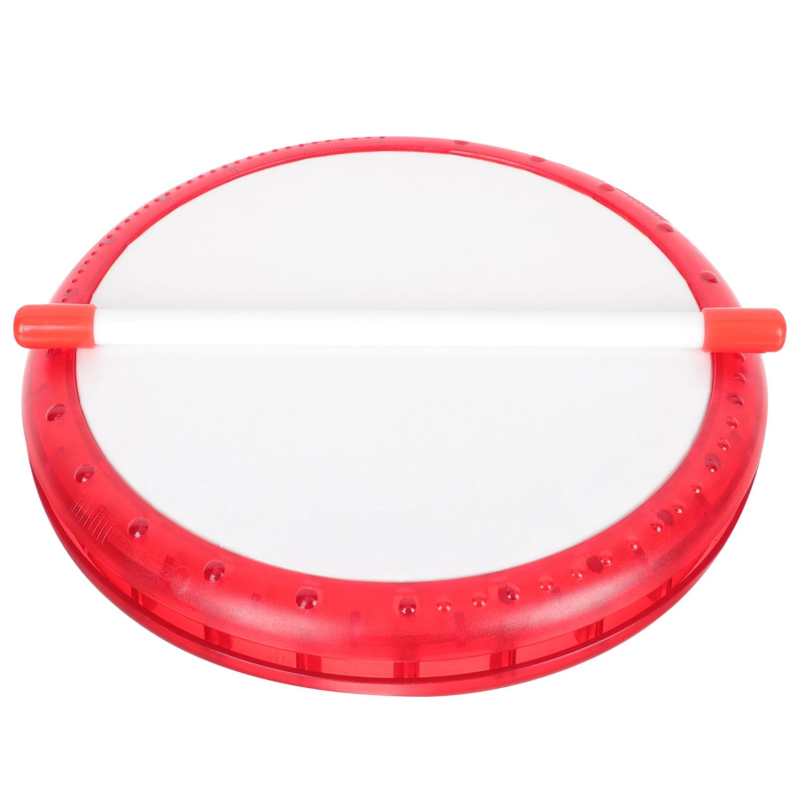 Strumenti musicali per bambini Giocattoli a tamburo che batte a mano Percussioni per bambini per bambini Tamburello Rosso Baby