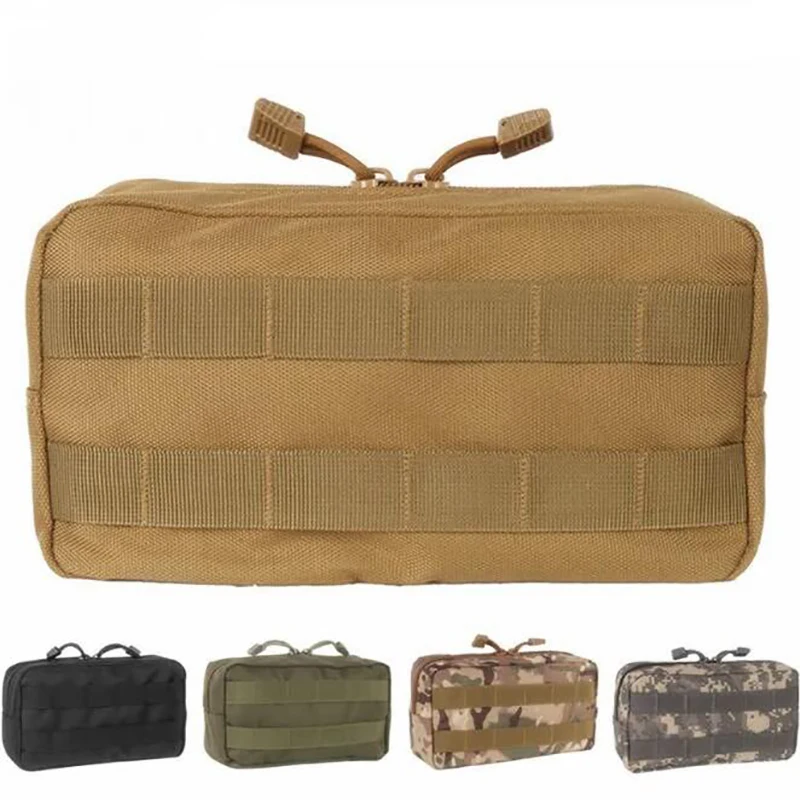 Taktische Molle Gürtel tasche Tasche Magazin wasserdichte Taille Pack Sporttaschen Träger Handy hülle für Rucksack Weste