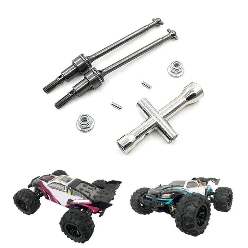 Set albero di trasmissione CVD per SCY 16101 16102 16103 16201 Pro 1/16 Brush RC Car upgrade Parts