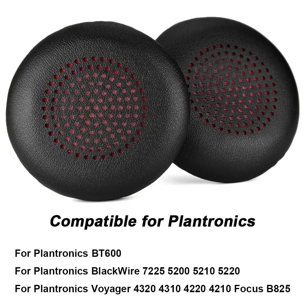 交換用ヘッドフォンイヤーパッド Plantronics BT600 BlackWire 7225 5200 5210 5220 Voyager 4320 4310 4220 4210 Focus B825用
