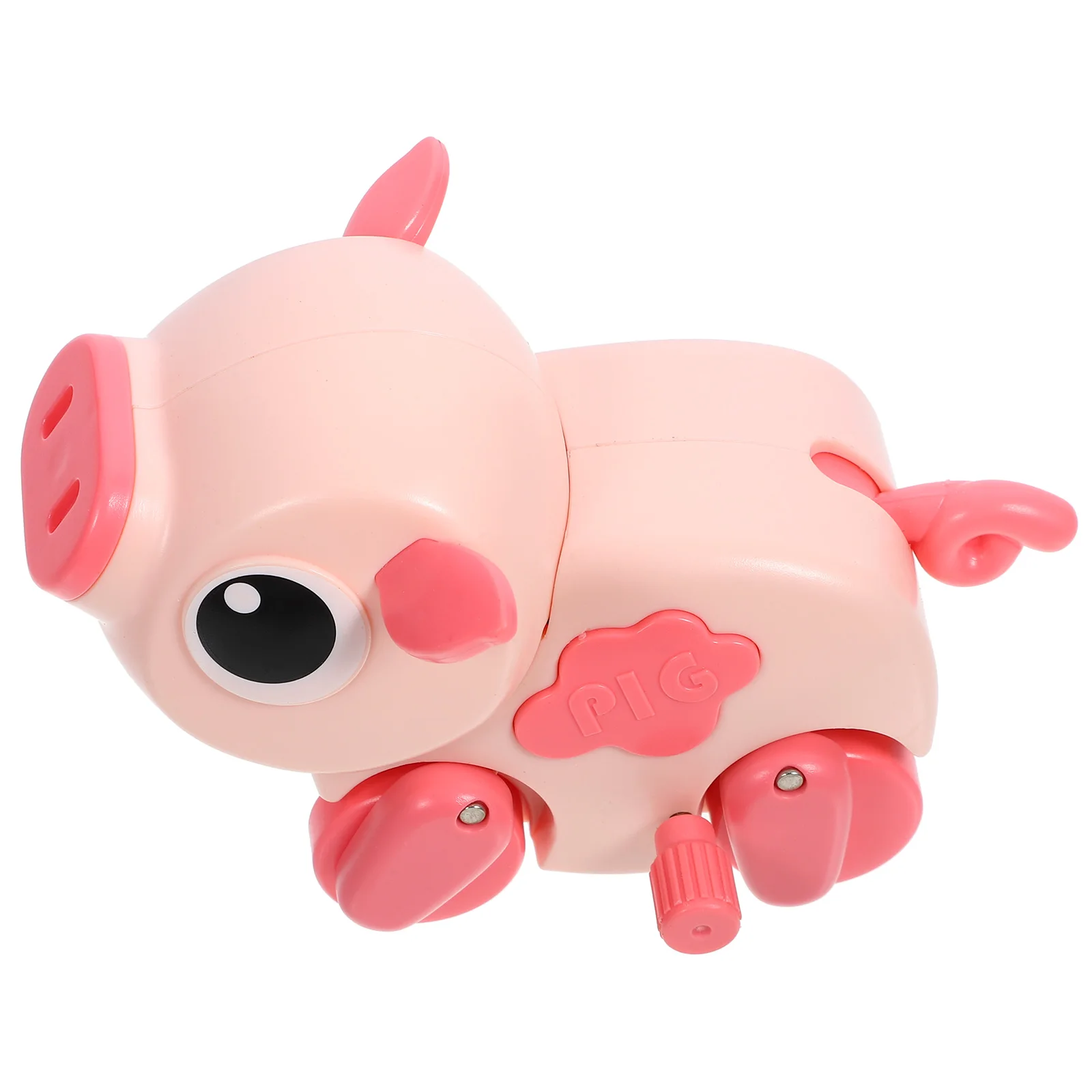 

Wind Up Pig Toy Realistic Crawling Movement Cute Plastic Baby Educational Spring Toys For Kids Party Favors Animal Playsets