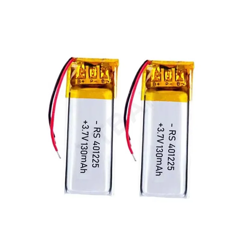 401223/401225 – akumulator litowo-polimerowy 3,7 V, 130 mAh, do ponownego ładowania, przeznaczony do słuchawek Bluetooth Xiaomi Mi Band, długopisu do nagrywania dźwięku i kija do selfie. — zdjęcie produktu 5