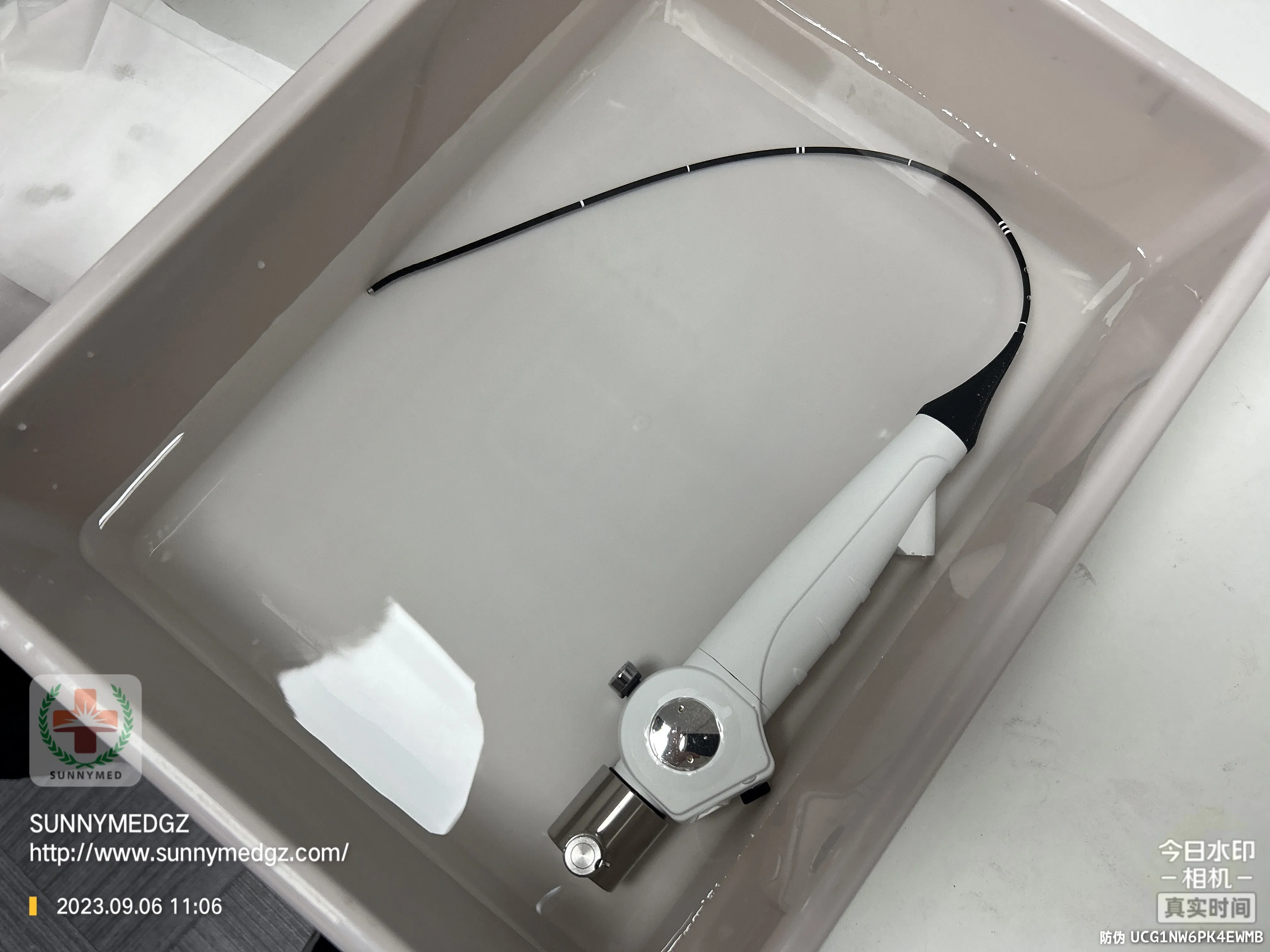 SY-P029-3 medical hospital 2.8mm without channel and 350mm long Nasal endoscope flexible ENT endoscope