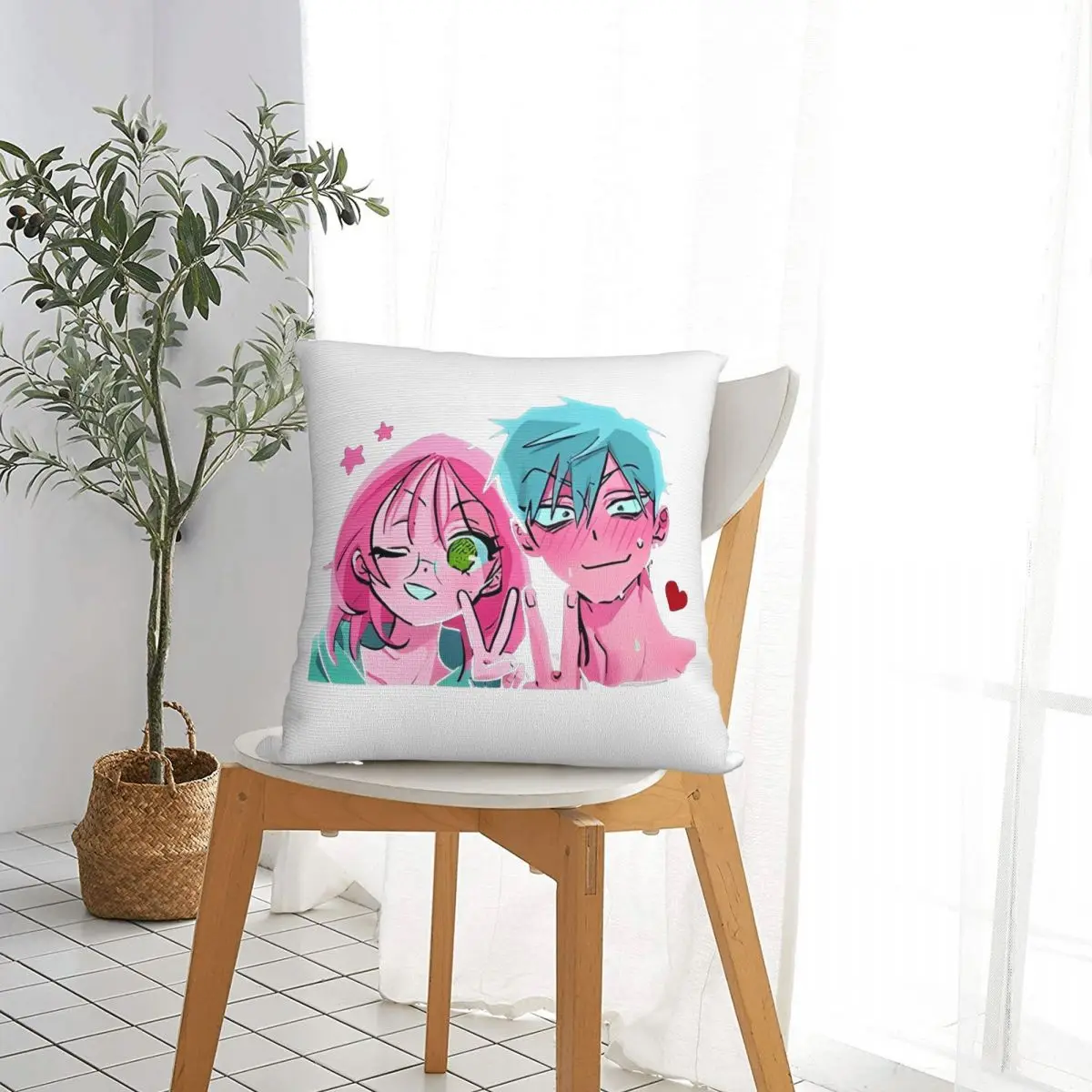 Alien Stage Square Pillowcases Polyester Home Mizi Till Anime Cushion Case Cool Decor Pillowcase 45*45