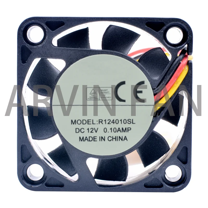 

R124010SL EVERFLOW 4cm 4010 40x40x10mm 40mm 12V 0.10A 3 line Speed Detection Mute CPU Cooling Fan