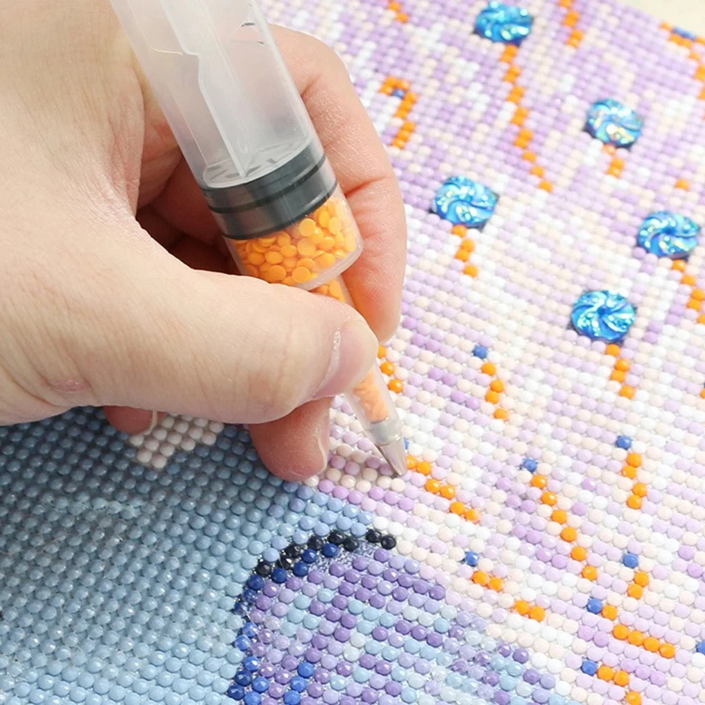 الماس اللوحة الجديدة إبرة أنبوب نقطة الماس القلم الماس التطريز DIY بها بنفسك إبرة سريعة أنبوب دليل نقطة الماس أداة قطعة أثرية