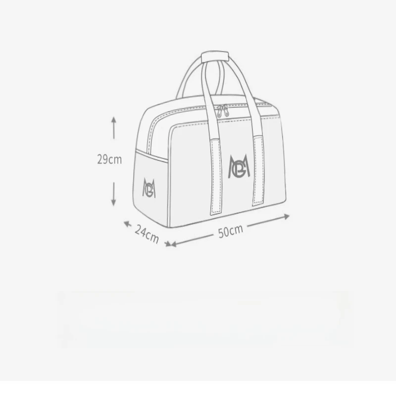 PGM Golf Clothing Bag Men's and Women's Pu Lightweight Waterproof Travel Bag Hand Carry Independent Shoe Bag