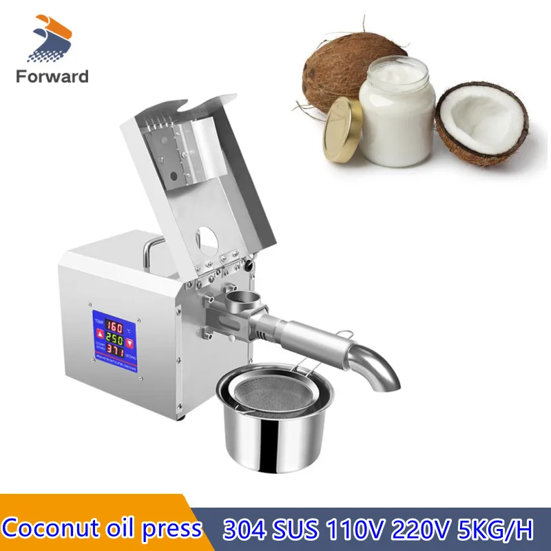 New Arrival Professional 1020W  Oil Press For Coconut Oil Automatic Coconut Cold Oil Extractor Machine