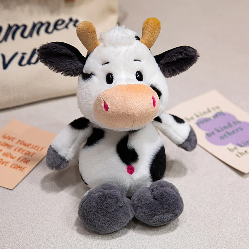 Kawaii Cow Plush Toy Pig Doll for Girlfriend Children's Toys Gifts Piggy Toys Pillow Plushie Stuffed Animal Pasture Dolls