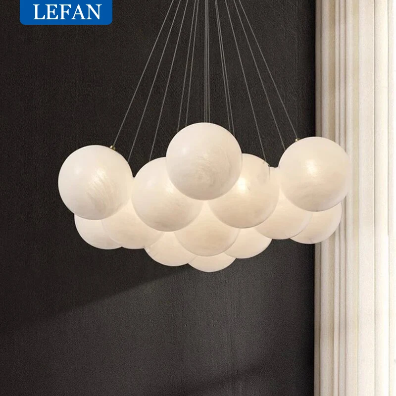 Imagem -02 - Modern Led Chandeliers For Home Decor Pendant Light Lâmpadas para Sala de Estar Sala de Jantar Iluminação Interior