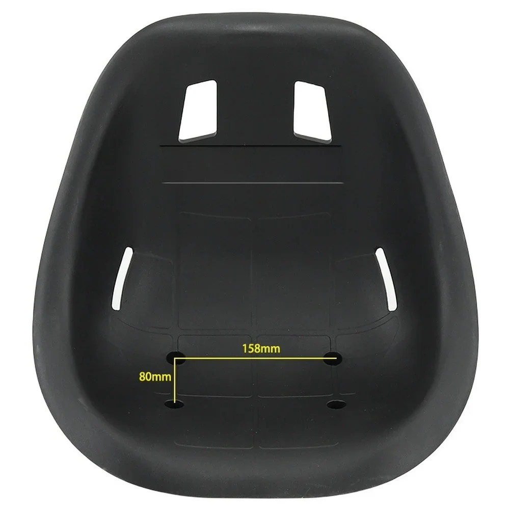 Large Drift Kart Seat Cushion For Balance Kart Fits Standard Brackets Extended 4cm Length For Added Support Anti Slip Black PP