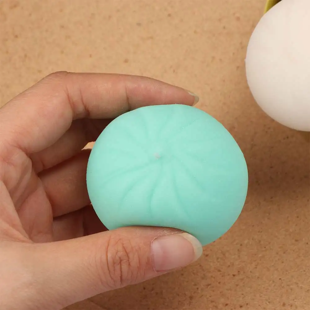 Prank Soft Cute Mini Dumplings Squishy With Steamer Squeezable Squishy Crystal Bun Pinch Food Shape Fidget Sensory