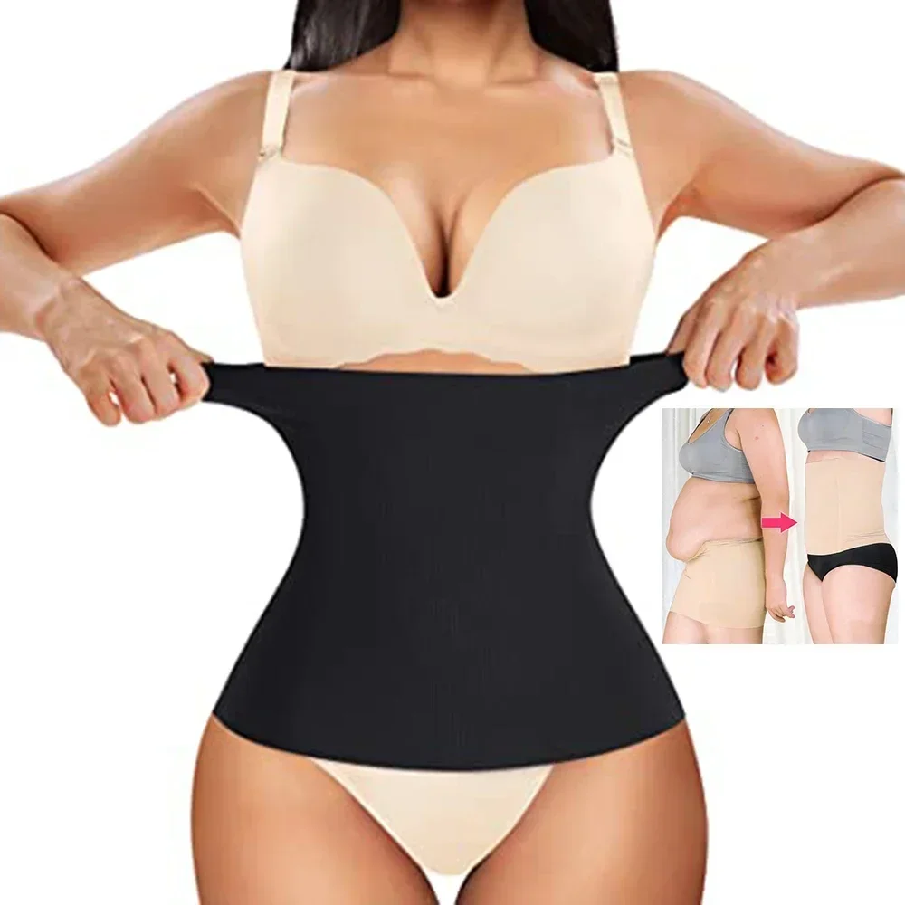 MISSMOLY Women Waist Cinchers Trainer Body Shaper Band Postpartum Belly Compression Slimming Belt Modeling Strap Shapewear