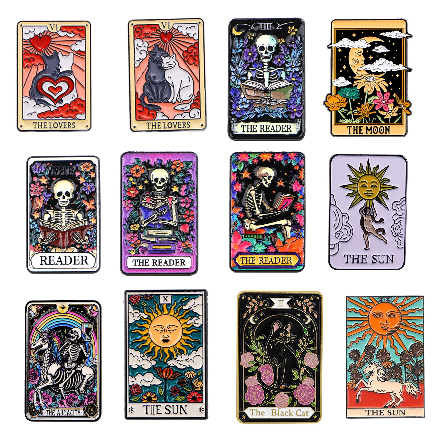 

Valentine's Day Love Cat Clothing Decoration Bag Accessories Alloy Emblem Cute Animal Cartoon brooch