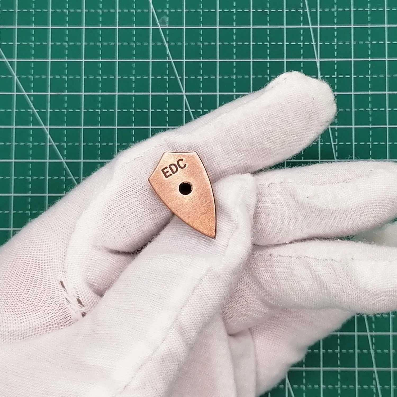 1 Piece Copper Cross with Screws for Knife Torch Pocket Clip Accessories