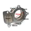터보 다운파이프 플랜지 to 3 인치 V 밴드 어댑터, M8 스루 홀, 커민스 홀셋 WH1C HX35 HX35W HX40 터보차저 4