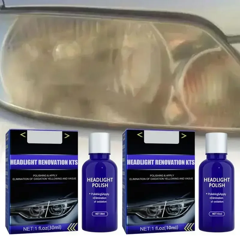 Headlight Restoration Kit Easy To Use Car Headlight Cleaner Kit Headlight Polish Brings Headlights Back To Like New Sponge