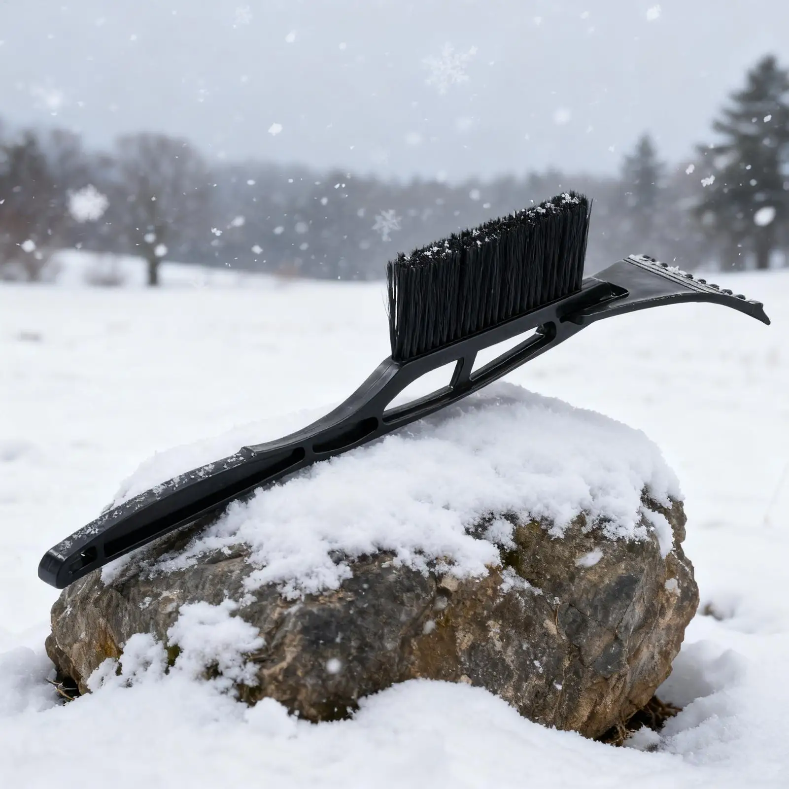 

Snow Brush 2 In 1 Frost Remover Cleaning Tool Snow Scrapers for Vehicle SUV Truck Exterior Outdoor Maintenance Morning