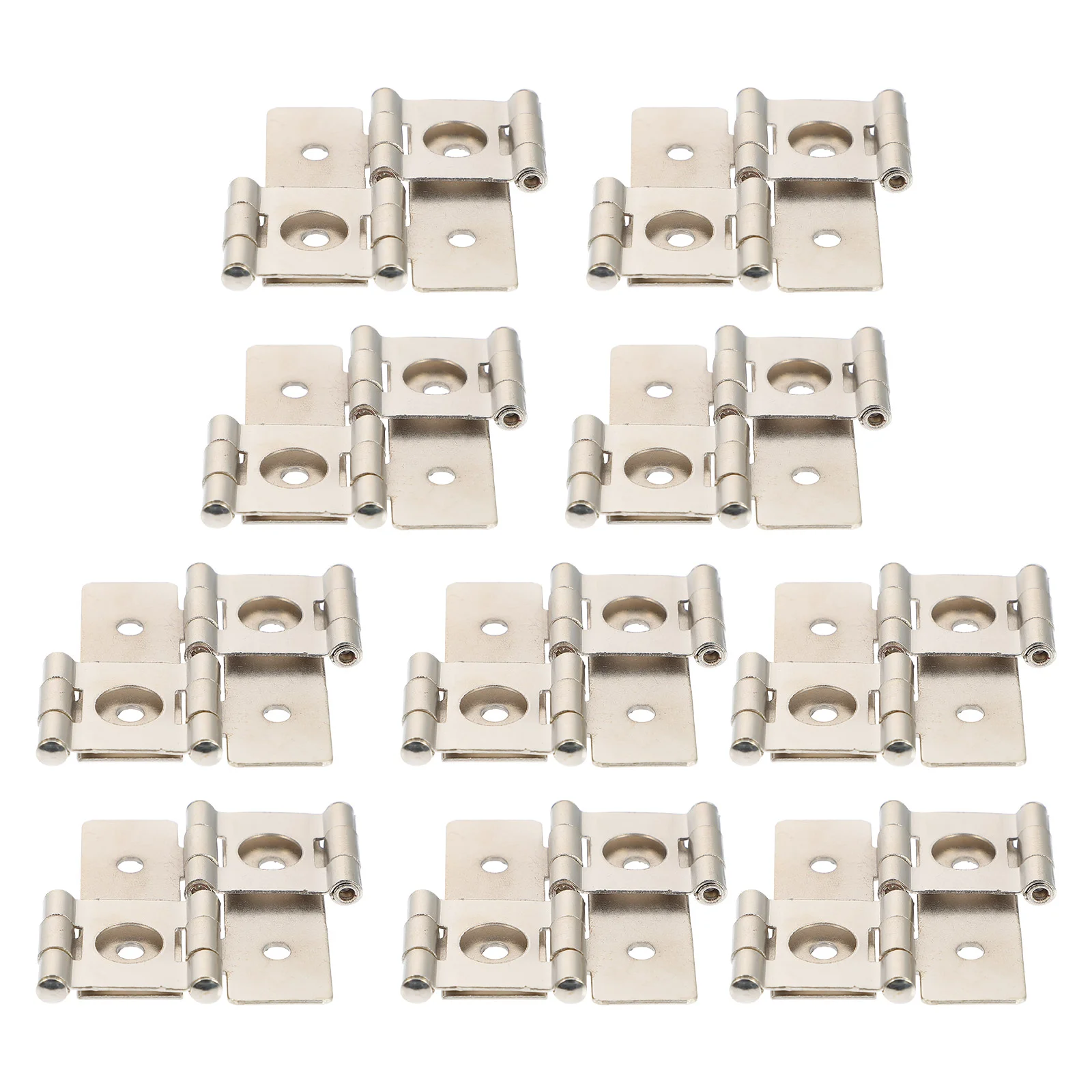 10 Pcs Double Door and Window Hinge Closer Device Cupboard Hinges Acting Folding Screen Corner Cabinet Square