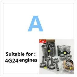 For Geely Emgrand Ec8 X7 SX7 4G24 Car Engine Piston Ring Connecting Rod Cylinder