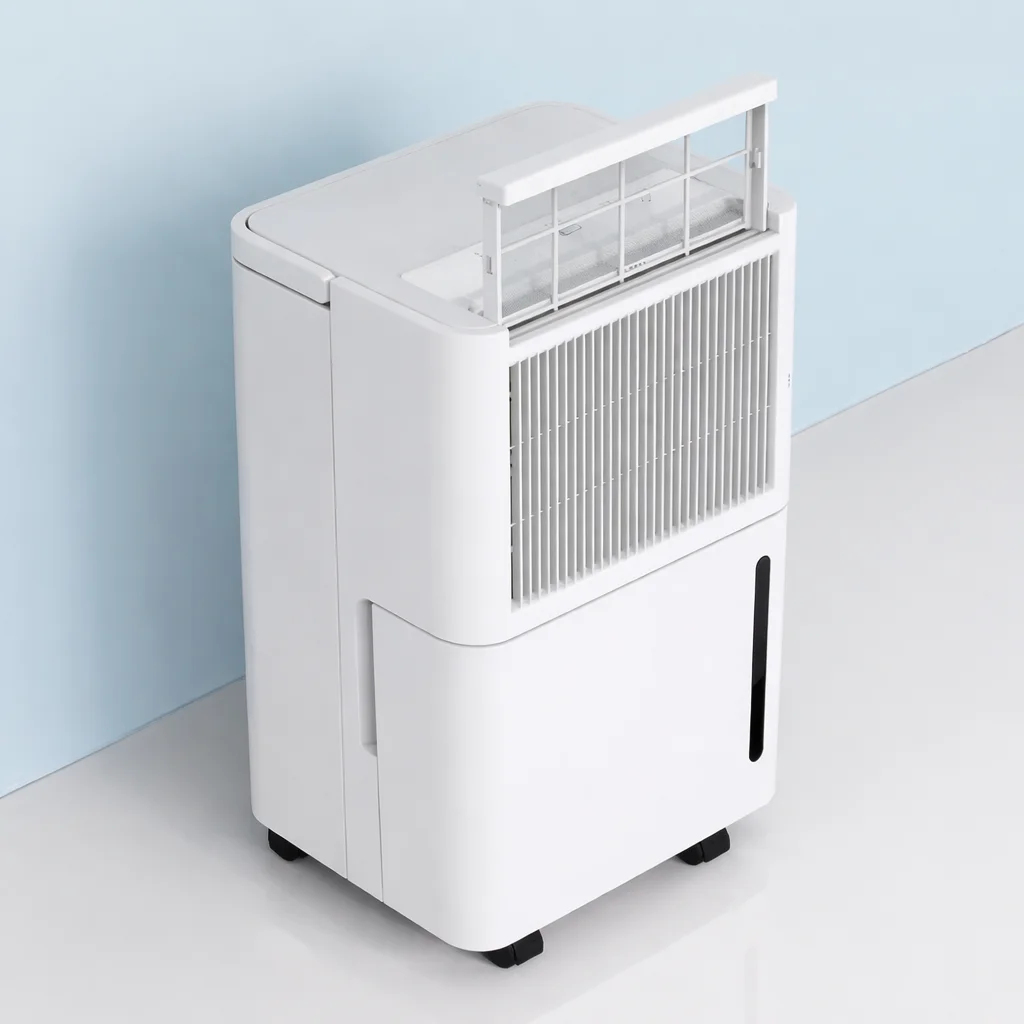 Portable Mini Smart Dehumidifier Commercial & Household Grade Durable 6L/DAY Capacity App-Controlled for Home Hotel Office
