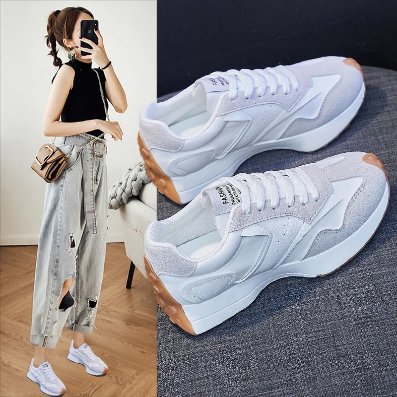 

Luxury Brand Women Sneakers 2022 Fashion Platform Shoes Women Breathable Casual Shoes Women Increase Shoes Zapatos De Mujer