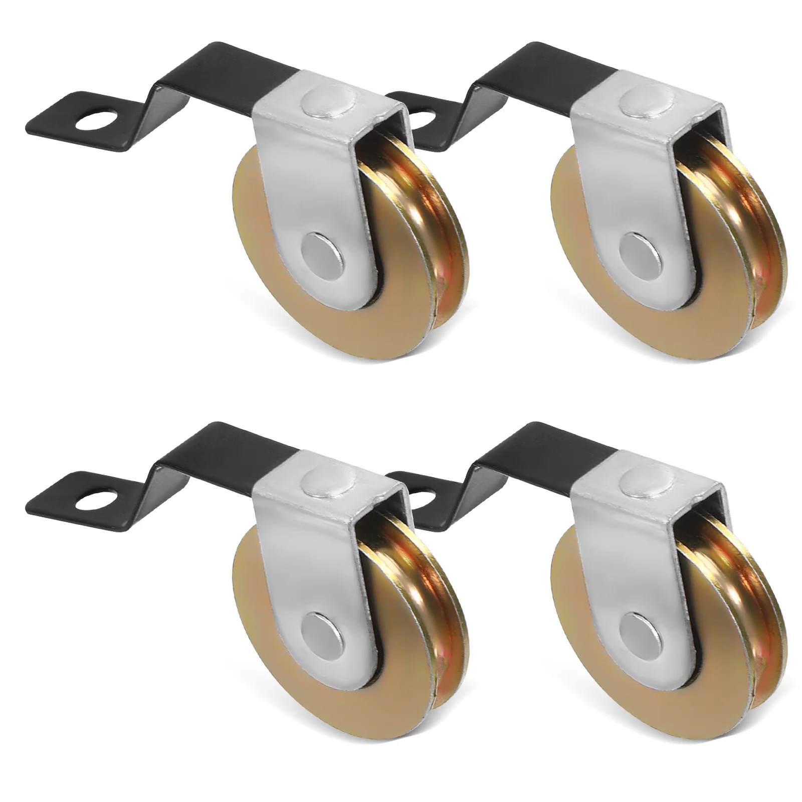 

4Pcs Screen Door Rollers Sliding Door Wheels Manganese Steel Durable Replacement for Window Track Hardware Rv Slide Rollers