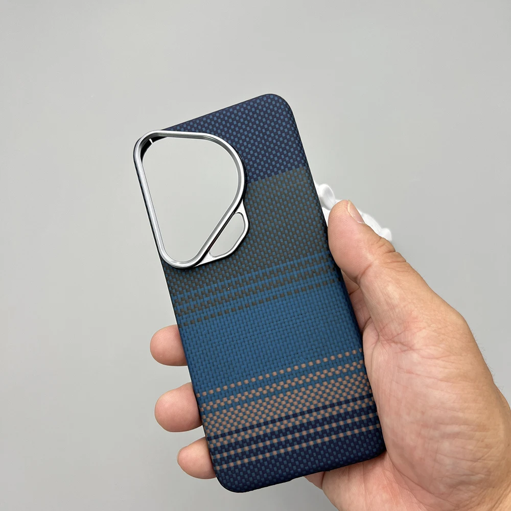 

For HUAWEI Pura70 ultra phone case Kevlar aramid fiber ultra-thin hard shell magnetic phone protective case