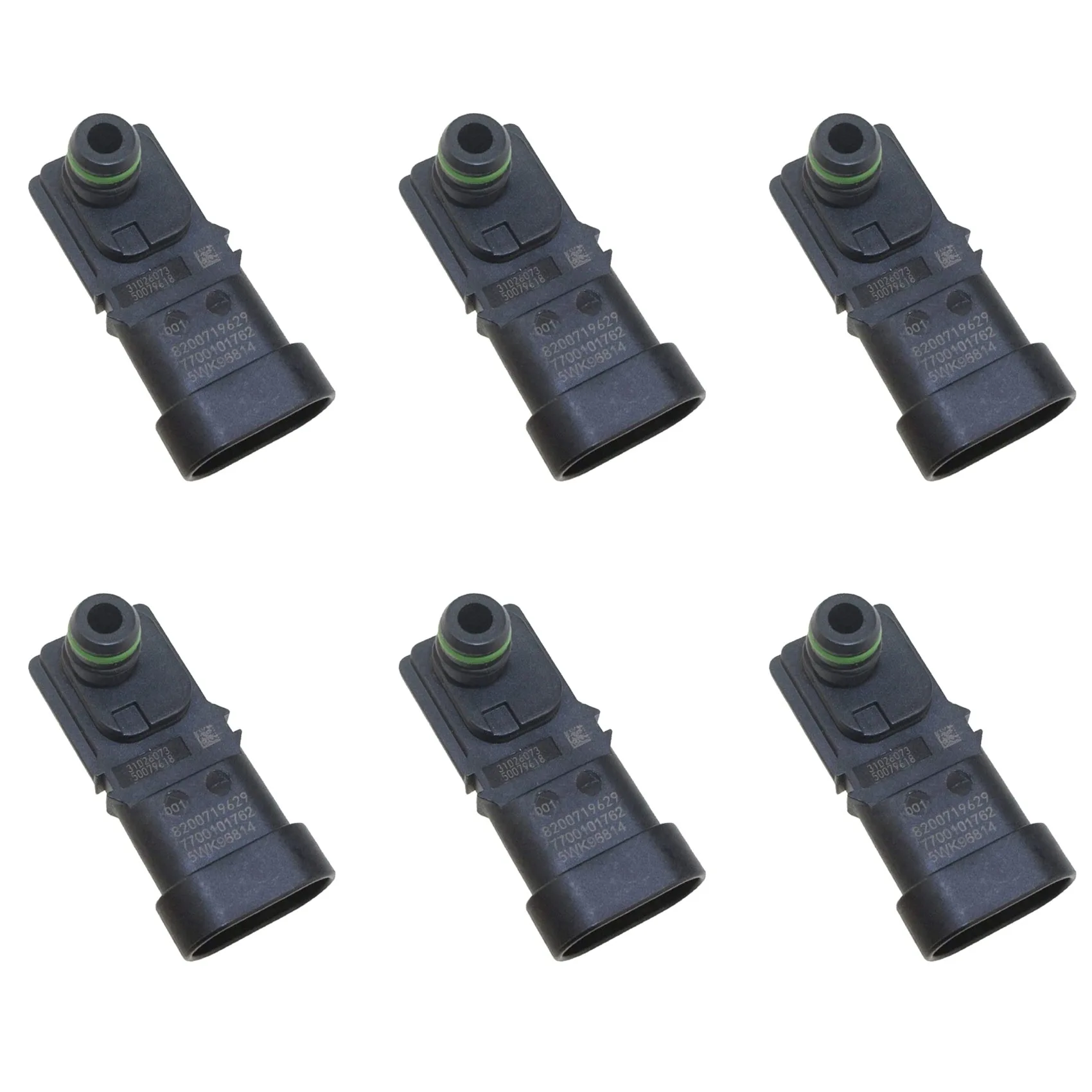 6X 8200121800 8200105165 7700101762 MAP Sensor for Renault Clio Espace Kangoo Megane Scenic Laguna Logan Thalia 1.2