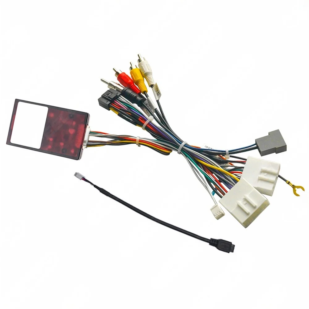 16 Pin to 20 Pin Wiring Harness CAN Bus Decoder Connector Car Android Cable Adapter For Nissan X-TRAIL 2014