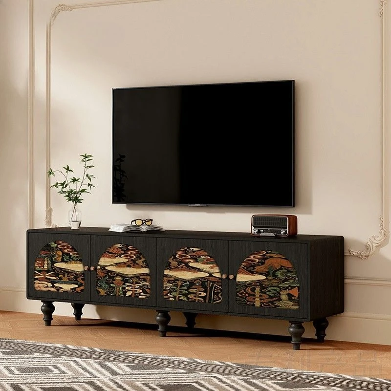 

TV cabinet, French side cabinet, living room floor locker, entrance entrance decorative cabinet, storage cabinet