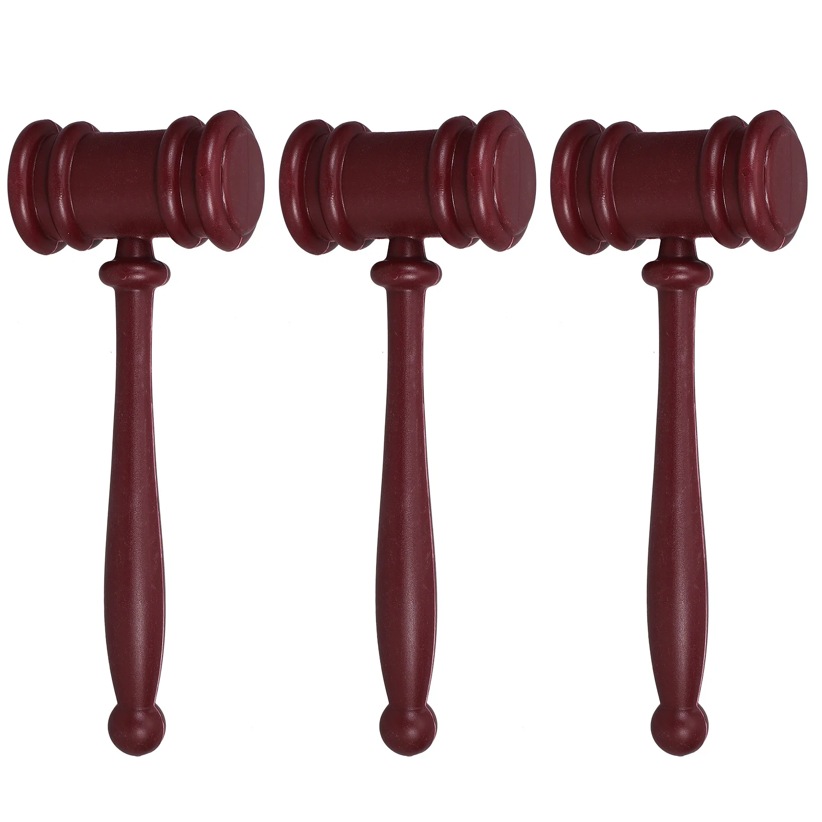 

3pcs Judge Gavel Mini Hammer For Halloween Costume Accessories Courtroom Party Decor Lawyer Theme Event Props