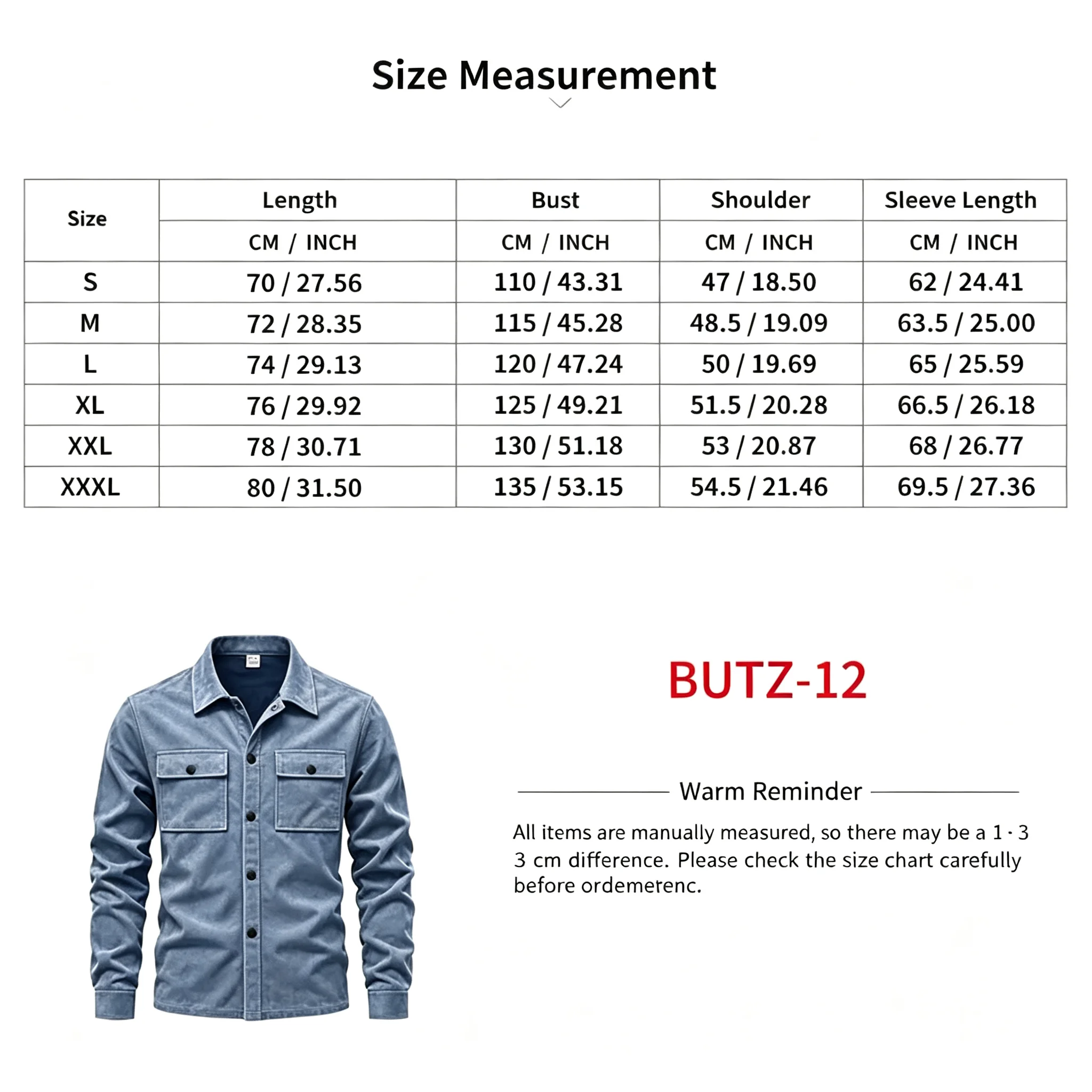 2026 Herren-Wildlederjacke und -hemd für Herbst und Winter, Arbeitskleidung mit geradem Schulteransatz, mehrfarbige Oberbekleidung, modisches Hemd! – Detail 1