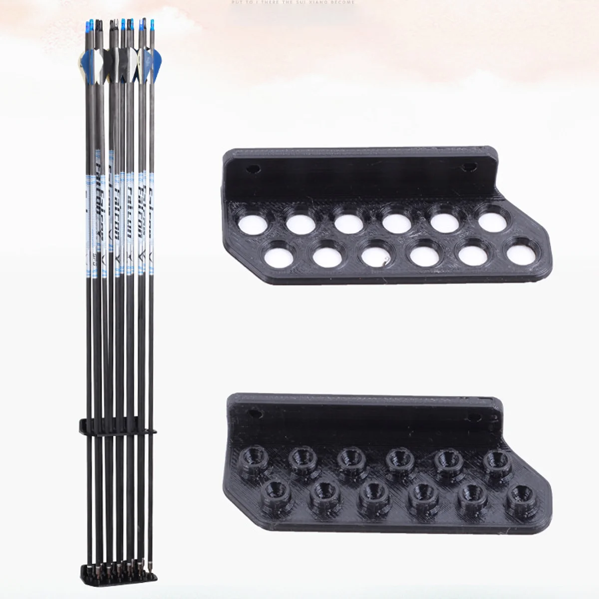 

Display Shelves Wall Mounted Arrow Rack ABS Holder Adhesive Hanging Self-adhesive Black