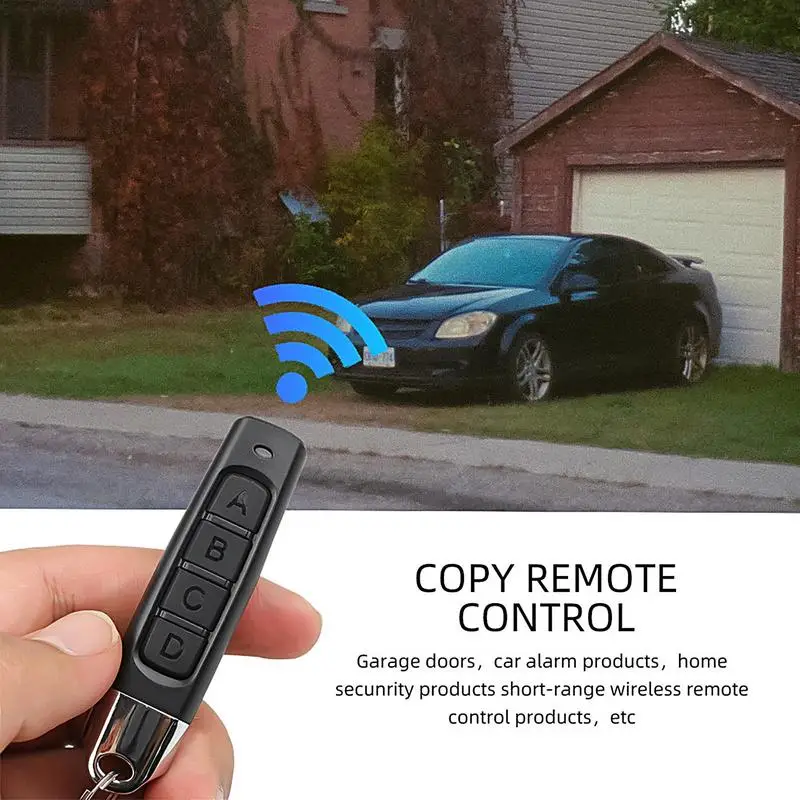 1Pcs Remote Control 433MHZ Wireless Copy Controller For Car Key Garage Door Opener Clone Cloning Code Remote Control Duplicator