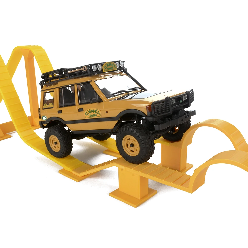 PYFORE Simulation Climbing Obstacle Bridge Combo Steep Slope for 1/24 1/18 RC Model Car Crawler Accessories