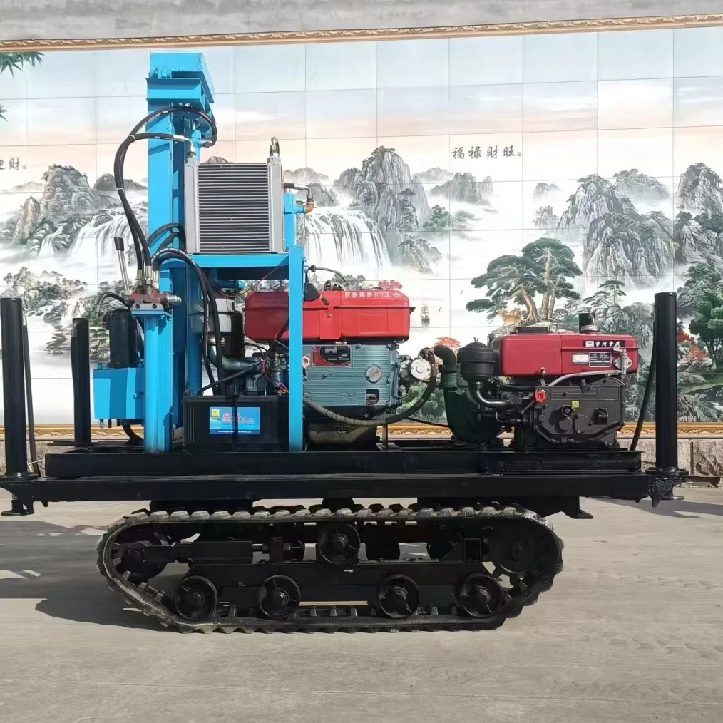 

150M Rock Small Portable Drilling Machine for Water Well Drilling Rig Break Through Hard Rock Made in China